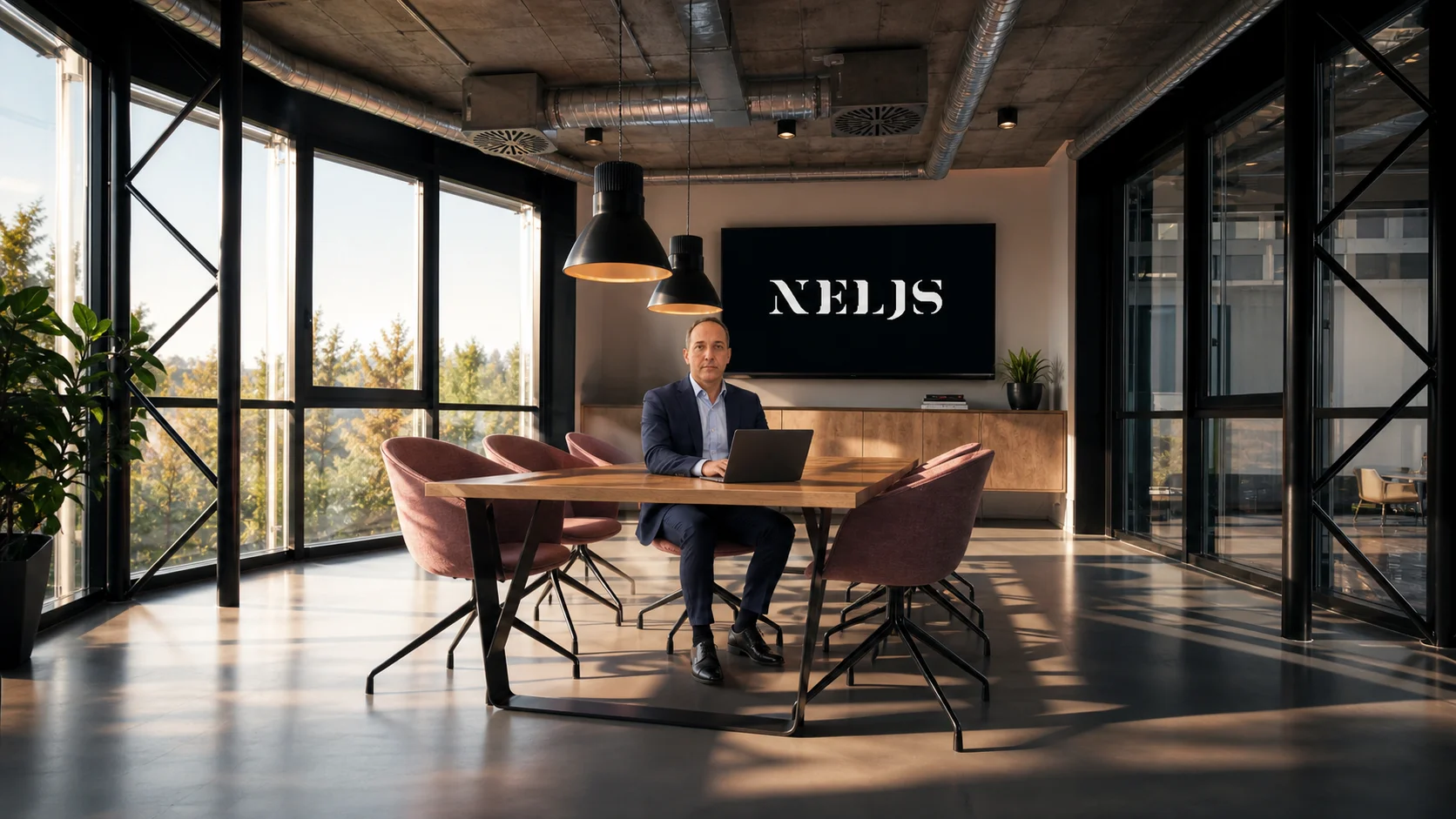 Nelson Morais no ambiente de trabalho - NelJs