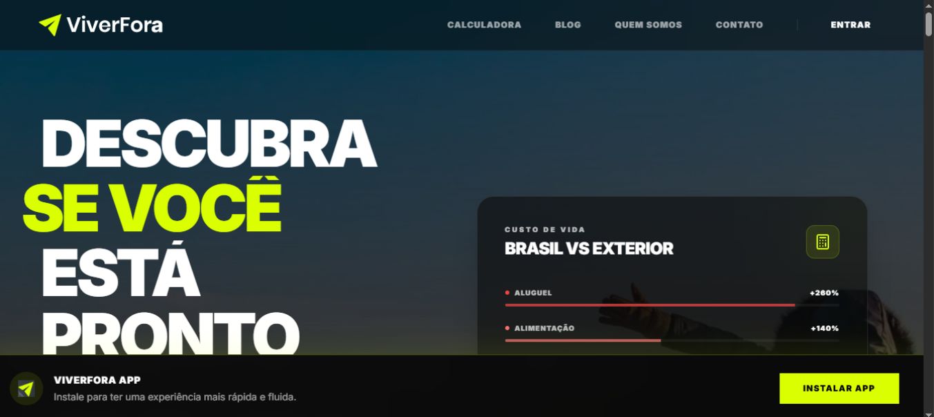 ViverFora - Plataforma para Imigrantes